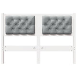 Headboard Other White and light grey 135 cm Solid pine wood 879018