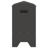 Livestock Feeding Trough Black 79 x 35 x 62 cm 874627