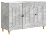 Sideboard Concrete Grey 89 x 34.5 x 80 cm Engineered Wood 894188
