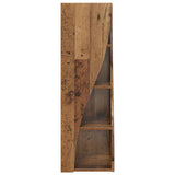 Corner Cabinet Old Wood 32x32x102cm Engineered Wood 889863