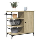 Kitchen Trolley Sonoma Oak 87.5x38.5x84.5 cm Engineered Wood 842387