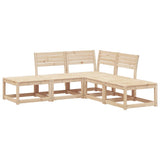5 Piece Garden Sofa Set Solid Wood Pine 3216955