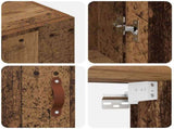Wall Cabinet Old Wood 69.5 x 34 x 90 cm Engineered Wood 879507