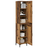 Highboard Old Wood 34.5 x 34 x 180 cm Engineered Wood 3415692