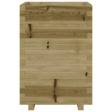 Garden Planter 50x50x72.5 cm Impregnated Wood Pine 3282578