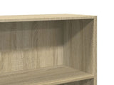 Bookcase Sonoma Oak 80x24x176 cm Engineered Wood 857855