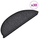 Stair Mat Set of 30 Anthracite 100% PP tufted 56x17 cm Non-slip 3365733