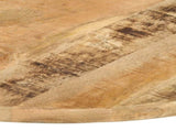 Table Top Solid Mango Wood Round 25-27 mm 80 cm 286008