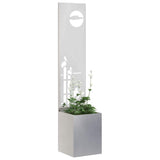 Garden Privacy Screen Sliver 32 x 150 cm Stainless steel 876403