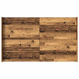 Storage Bed Frame Old Wood 120 x 190 cm Engineered Wood 3335331