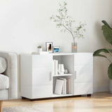 Sideboard FLORIN White 88.5 x 30.5 x 55.5 cm Engineered Wood 880291