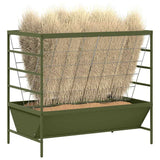 Livestock Feeder Olive Green 100 x 60 x 90 cm Cold-Rolled Steel 874658