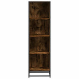 Book Cabinet Smoked Oak 40x35x139 cm Engineered Wood 849126