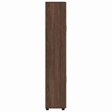 Highboard FLORIN Brown Oak 60 x 35 x 182 cm Engineered Wood 3397911