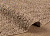 Area Rugs Round AGIRA Natural 120 CM Polyester 42022531