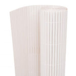 Double-Sided Garden Fence 110x500 cm White 317161