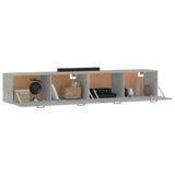 Wall Cabinets 2 pcs Concrete Grey 100x36.5x35 cm Engineered Wood 3115671