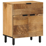 Bedside Cabinet Brown 50x33x60 cm Solid Wood Mango 4017731