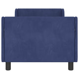 Children's Bed Frame with Headboard Police Blue 80 x 160 cm 42010863