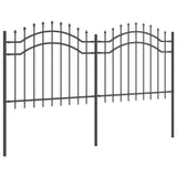 Garden Fence Woerden Grey 240 x 140 cm Powder-coated steel 42003959