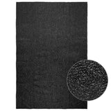 Rug ZIZUR Anthracite 160x230 cm Jute Look Indoor and Outdoor 4010349