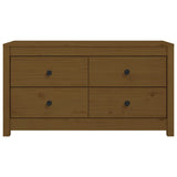 Side Cabinet Honey Brown 100x40x54 cm Solid Wood Pine 821777