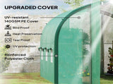 3 x 2 Polytunnel Greenhouse, with Windows and Doors - Green T3398P311644