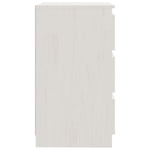 Bedside Cabinets 2 pcs White 60x36x64 cm Solid Pinewood 3093548