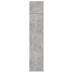 Slim Storage Cabinet Concrete Grey 45x42.5x225 cm Engineered Wood 3281290