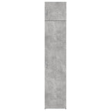 Slim Storage Cabinet Concrete Grey 45x42.5x225 cm Engineered Wood 3281290