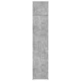 Slim Storage Cabinet Concrete Grey 45x42.5x225 cm Engineered Wood 3281290