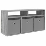 Lowboard with Drawer Grey Sonoma 87 x 27.5 x 43 cm 8000585