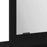 Dressing Table Black Oak 50 x 41 x 140 cm Engineered Wood 865128