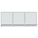 TV Cabinet with LED White 97x34x40 cm Engineered Wood 852236