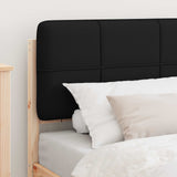 Bed Frame with Upholstered Headboard Black 90 x 200 cm 878006