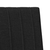 Upholstered Headboard Black 75 cm Solid Pine Wood 879426