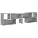 TV Cabinet Concrete Grey 149x30x52 cm Engineered Wood 808363