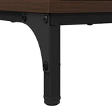 Bedside Cabinet 2 pcs Brown oak 49 x 36 x 61 cm Engineered wood 883489