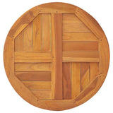 Tabletop Natural Teak Solid Teak Wood 60 cm Durable 48984