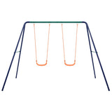 Swing Set with 2 Seats Steel 92318