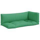 Pallet Cushions 3 pcs Green Fabric 360949