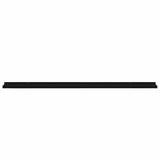 Wall Shelves 2 pcs Black 115x9x3 cm 326666