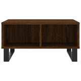 Coffee Table Brown Oak 60x60x30 cm Engineered Wood 827051