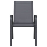 Stackable Garden Chair Set of 2 Stackable Chairs Rectangular 318778