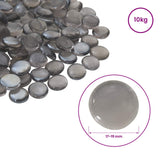 Glass Nugget 17-19 mm Purple Grey Glass 42041604