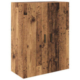 Highboard with Drawer 2 pcs Old Wood Engineered Wood and Glass 3415770