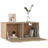 Wall Cabinet Sonoma Oak 80x36.5x35 cm Engineered Wood 812936
