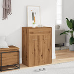 ZNTS Shoe Cabinet Artisan Oak 60x35x84 cm Engineered Wood 855953