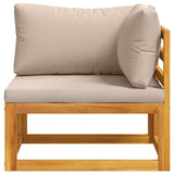 Sectional Corner Sofa with Cushions Natural 42028303
