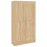 Book Cabinet Sonoma Oak 82.5x30.5x150 cm Engineered Wood 802726